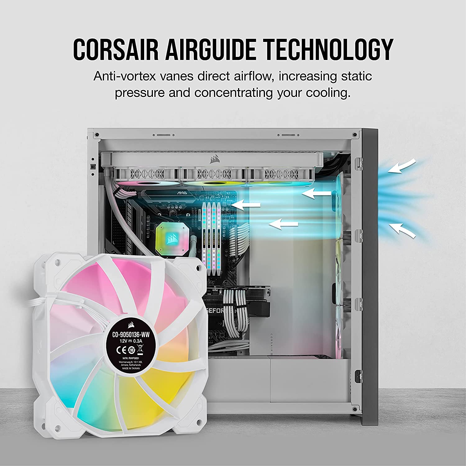 Corsair iCUE SP120 RGB Elite 120mm PWM Single Pack Fan - White-1500px-v2.jpg